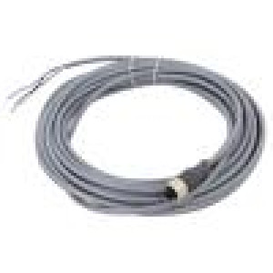 Connection lead M12 PIN: 4 straight 10m plug 250VAC 3A 300VDC