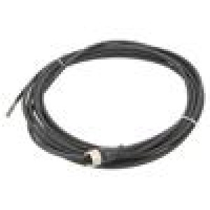 Kabel: pro snímače/automatizaci M12 PIN: 4 přímý 5m zástrčka
