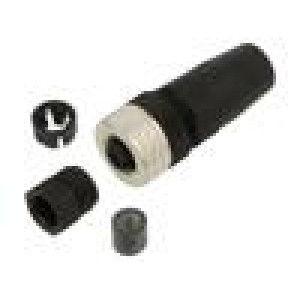 Connector M12 PIN: 4 straight plug Connection: PG7 125VAC 3A