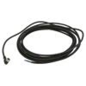 Kabel: pro snímače/automatizaci M8 PIN: 4 úhlový 5m zástrčka