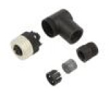 Konektor M12 PIN: 4 úhlový zástrčka Připojení: PG7 125VAC 3A
