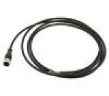 Kabel: pro snímače/automatizaci M12 PIN: 4 přímý 2m zástrčka