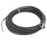 Connection lead UNF 1/2-20 PIN: 3 angled 10m plug 250VAC 4A