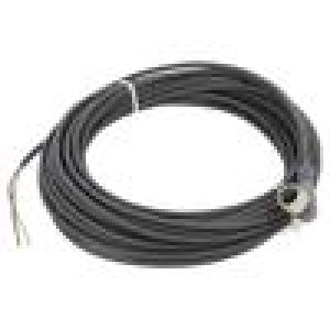 Connection lead UNF 1/2-20 PIN: 3 angled 10m plug 250VAC 4A