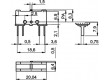 Mikrospínač SNAP ACTION s páčkou SPST-NO + SPST-NC ON-(ON)