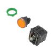 Switch: push-button 22mm Stabl.pos: 1 NC + NO orange LED 24V