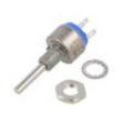 Potentiometer: shaft single turn 10kΩ 750mW ±20% 3mm soldered