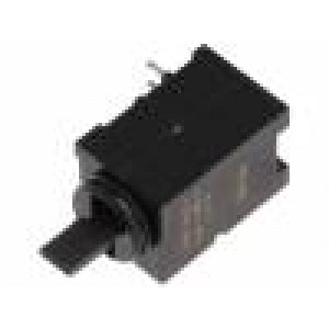 Mikrospínač 1-polohové SPDT 0,5A/60VDC THT 22,46x10,1x10,1mm