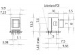 Mikrospínač 1-polohové SPDT THT 2,5N 13,5x10x9,9mm 5,5mm