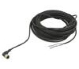 Kabel: pro snímače/automatizaci M12 PIN: 4 úhlový 20m zástrčka
