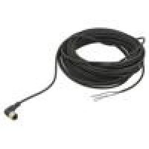 Kabel: pro snímače/automatizaci M12 PIN: 4 úhlový 20m zástrčka