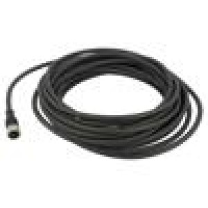Kabel: pro snímače/automatizaci M12 PIN: 8 přímý 10m zástrčka