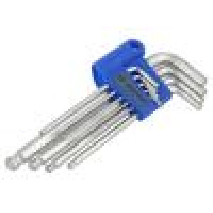 HEX SET 9 pcs. 1130M - HEX WITH BALL LONG 1.5 - 10mm