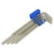 HEX SET 9 pcs. 1127 - TORX WITH HOLE EXTRA LONG T10 - T50