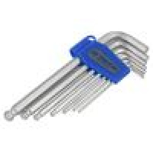 SET OF HEX 7 pcs. 1130M - HEX WITH BALL LONG 2.5 - 10mm