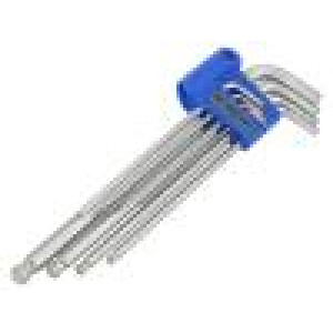 HEX SET 8 pcs. 1120M - HEX WITH BALL EXTRA LONG 2 - 10mm