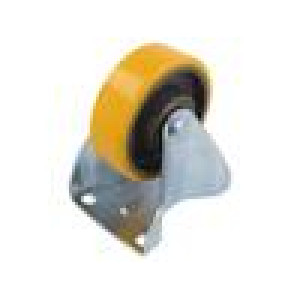 Pojezdové kolo Ø: 125mm W: 40mm H: 166mm pevné 400kg -20÷80°C