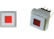 Mikrospínač 2 polohy DPDT 0,1A/30VDC THT LED červená 1,5N