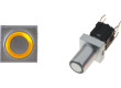 Mikrospínač 1-polohové SPST-NO 0,05A/12VDC THT LED modrá