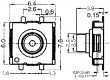 Mikrospínač 1-polohové SPST-NO 0,05A/12VDC SMT 2,6N 6,4x6mm