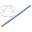 Vodič H07V2-K lanko Cu 1,5mm2 16AWG PVC bílo-modrá 450V,750V