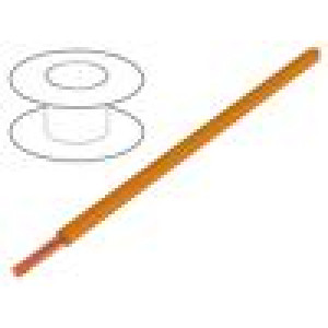 Vodič H07V2-K lanko Cu 70mm2 PVC oranžová 450V,750V Třída: 5