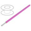 Vodič H07V2-K lanko Cu 2,5mm2 14AWG PVC růžová 450V,750V