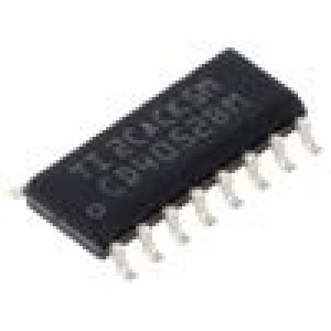 CD4052BM96 IC: číslicový demultiplexer,multiplexer Ch: 4 CMOS SMD SOIC16