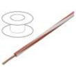 Vodič H07V2-K lanko Cu 1,5mm2 16AWG PVC červeno-bílá Třída: 5