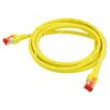 Patch cord S/FTP 6 lanko Cu LSZH žlutá 2m 27AWG