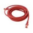 Patch cord S/FTP 6 lanko Cu LSZH červená 5m 27AWG