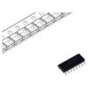 CD74HC4053M96 IC: číslicový demultiplexer,multiplexer SMD SO16 2÷6VDC HC
