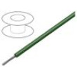 Vodič lanko Cu 20AWG PTFE tmavě zelená 300V 30m