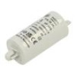 Kondenzátor: pro motory, pracovní 5uF 400VAC Ø28x55mm ±5%