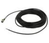 Kabel: pro snímače/automatizaci M12 PIN: 4 úhlový 30m zástrčka