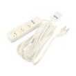 Prodlužovací síťový kabel Zásuvky: 3 PVC bílá 3x1,5mm2 3m 16A