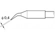 Hrot zahnutý kužel 0,4mm