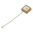 Anténa GNSS,GPS 1dBi RHCP 15x15x4mm IPEX -20÷65°C Dél: 60mm