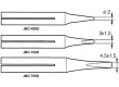 Hrot kužel 2mm pro páječku JBC-65S