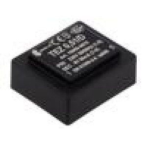Transformátor: zalévaný 0,51VA 230VAC 9V PCB IP00 44g A: 28mm