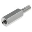 Distanční sloupek se závitem 14mm Vnit.závit: M3 šestihranný