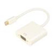 Adaptér D-Sub 15pin HD zásuvka,mini DisplayPort vidlice bilá