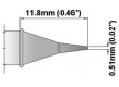 Hrot kužel 0,51mm 325-358°C Podobné typy SSC-622A