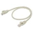 Patch cord U/UTP 5e CCA šedá 2m RJ45 vidlice,z obou stran