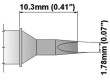 Hrot plochý 1,78mm 350-398°C Podobné typy SSC-772A