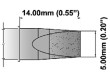 Hrot plochý 5mm 420-475°C Podobné typy SSC-817A