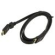 Kabel HDMI 1.4,plochý HDMI otočná vidlice ±90°,z obou stran