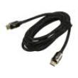 Kabel HDMI 1.4 HDMI vidlice,z obou stran textilní 3m černá