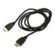 Kabel HDMI 1.4,plochý HDMI vidlice,z obou stran 3m černá