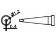 Hrot plochý 1,2x0,4mm